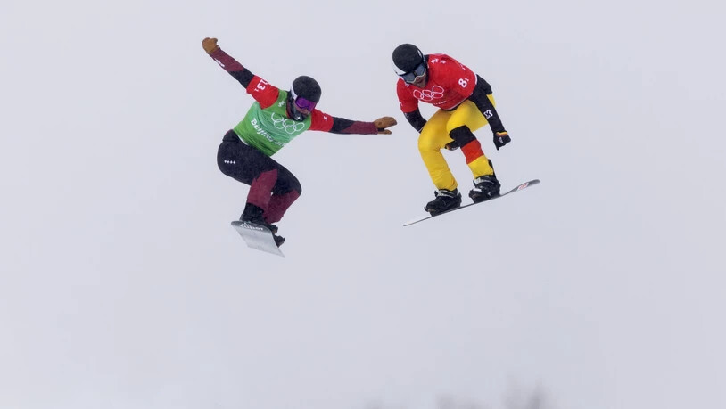 Kalle Koblet (im grünen Dress) prescht auf Platz 2 vor (Archivaufnahme)
