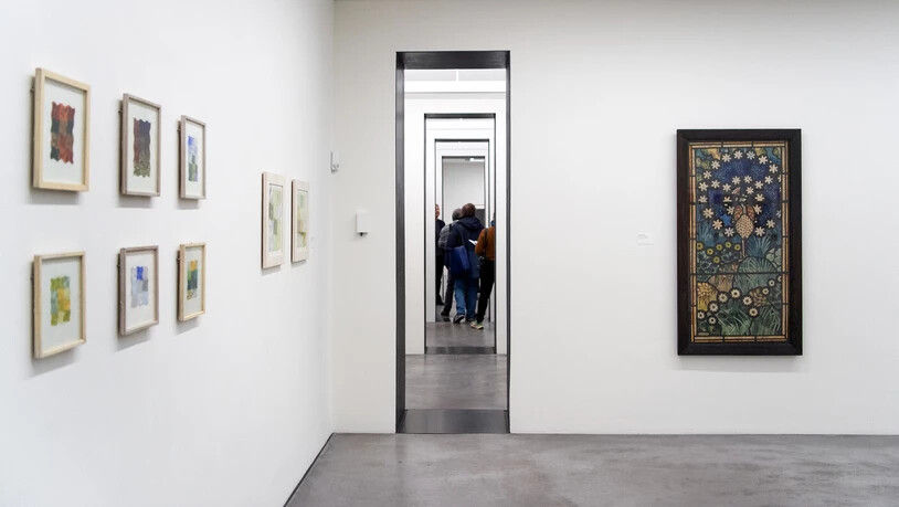 Blick in die Ausstellung von Augusto Giacometti im Bündner Kunstmuseum. 
