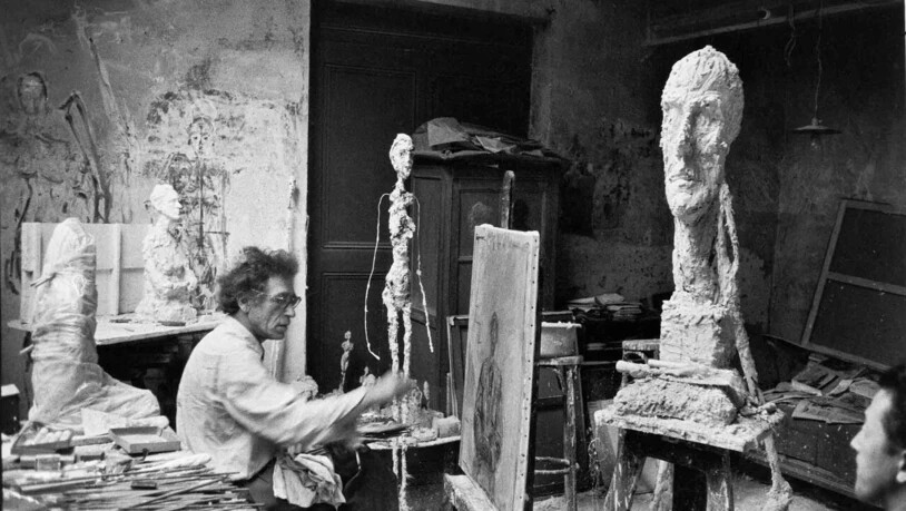 Im Kunstmuseum der italienischen Schweiz ist ein ganzer Raum Ernst Scheideggers Aufnahmen von Alberto Giacometti gewidmet.