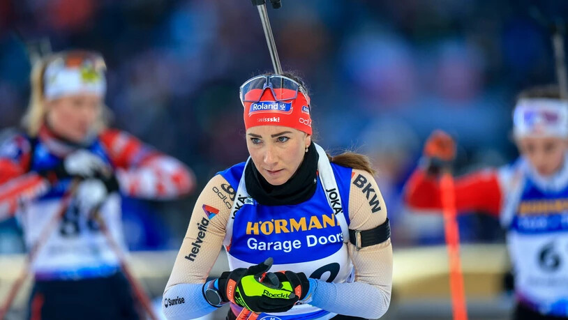 Gute Schiessleistung: Elisa Gasparin, Amy Gasparin und Aita Gasparin brauchten bei 30 Schüssen nur einen einzigen Nachlader.