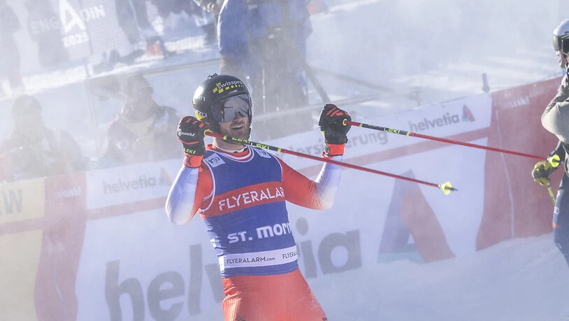 Alex Fiva freut sich über den Podestplatz (Archivaufnahme)