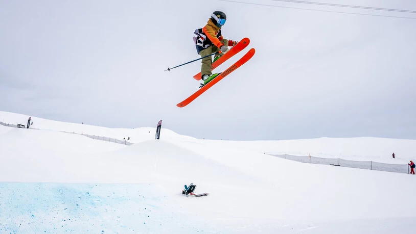 Hoher Sprung: In Laax geht es hoch zu und her.