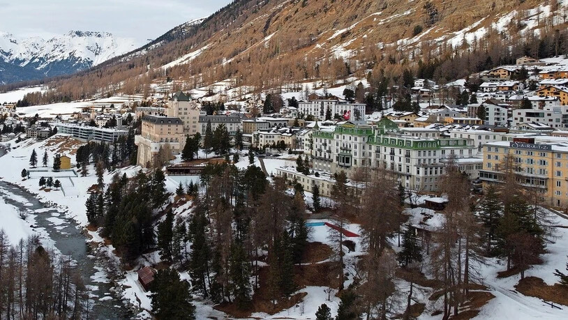 Wie sieht die Zukunft aus? Blick auf die Gemeinde Pontresina.