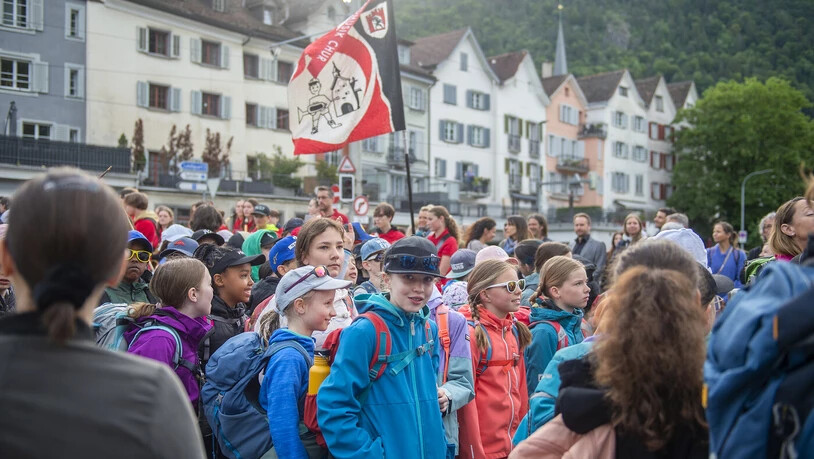 Es geht los: 3350 Kinder gehen am Mittwoch auf die Churer Maiensässe.