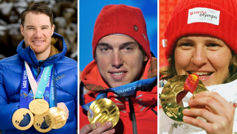Auch wegen Olympia-Gold: Dario Cologna, Carlo Jank und Daniela Meuli werden für ihre Leistungen von der Schweizerischen Post geehrt. Auch wegen Olympia-Gold: Dario Cologna, Carlo Jank und Daniela Meuli werden für ihre Leistungen von der Schweizerischen Post geehrt.