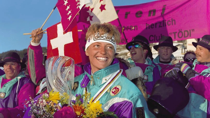 Chantal Bournissen und ihre Fans freuen sich über den WM-Titel in der Kombination