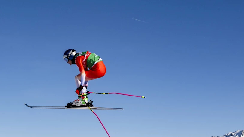 Fanny Smith schaffte es am Heim-Weltcup in Veysonnaz als einzige Schweizerin aufs Podest