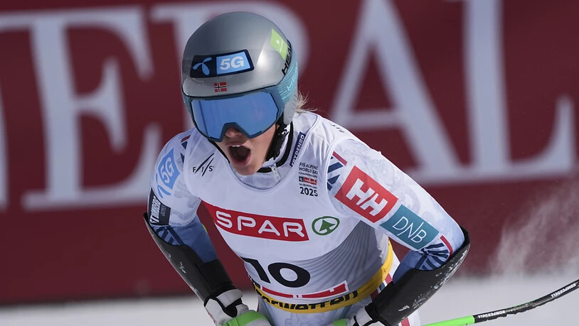 Kajsa Lie komplettiert als Dritte das Podest. Wie schon vor zwei Jahren in Méribel steht die Norwegerin nicht alleine auf dem Bronzeplatz