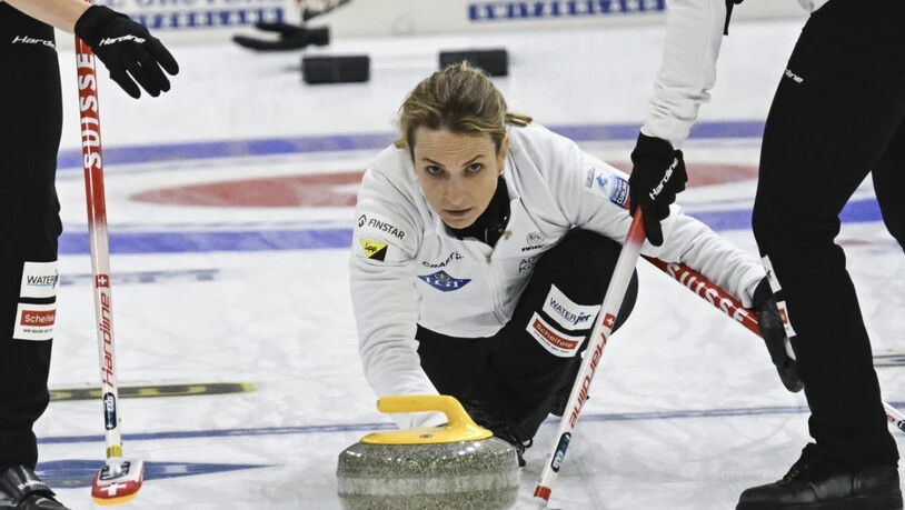 Skip Silvana Tirinzoni und ihr Team Aarau muss an der Schweizer Meisterschaft eine Enttäuschung hinnehmen