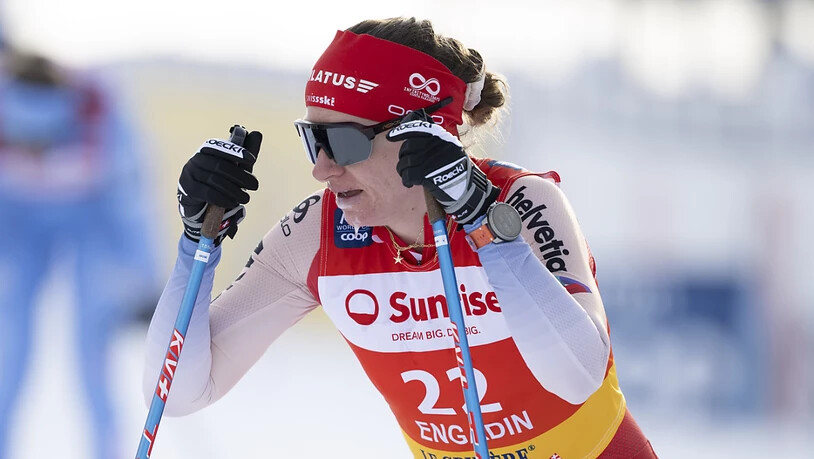 Solides Distanzrennen ohne Exploit: Die Sprintspezialistin Nadine Fähndrich belegt über 10 km den 18. Platz