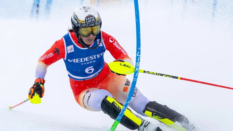 Wendy Holdener war im Slalom von Sestriere als Neunte die am besten klassierte Schweizerin