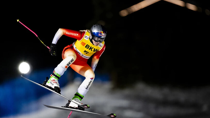 Fanny Smith steht auch im zweiten Rennen in Gudauri in Georgien auf dem Podest