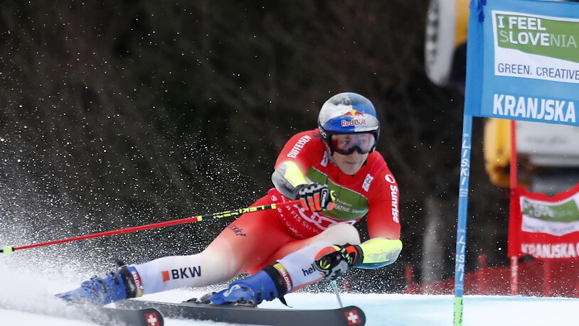 Marco Odermatt sichert sich in Kranjska Gora einen weiteren Podestplatz im Riesenslalom