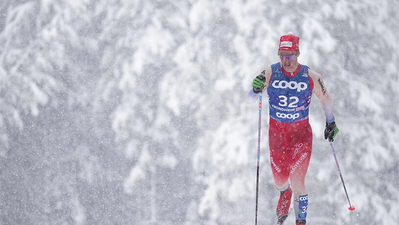 Gibt Schub im Schneefall: Cyril Fähndrich