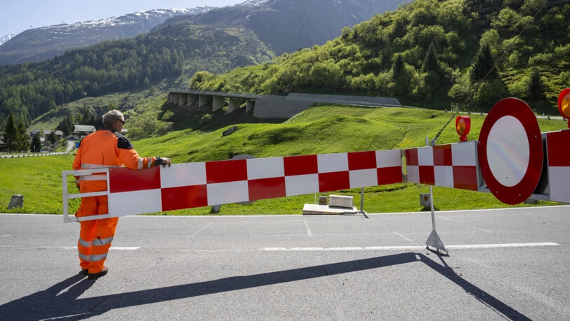 Die Gotthardpassstrasse ist am Vormittag geöffnet worden.
