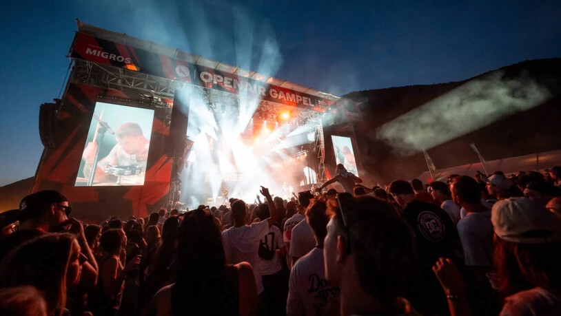 Rund 97'000 Personen genossen die Musik am Openair Gampel im Oberwallis. (Archivbild)