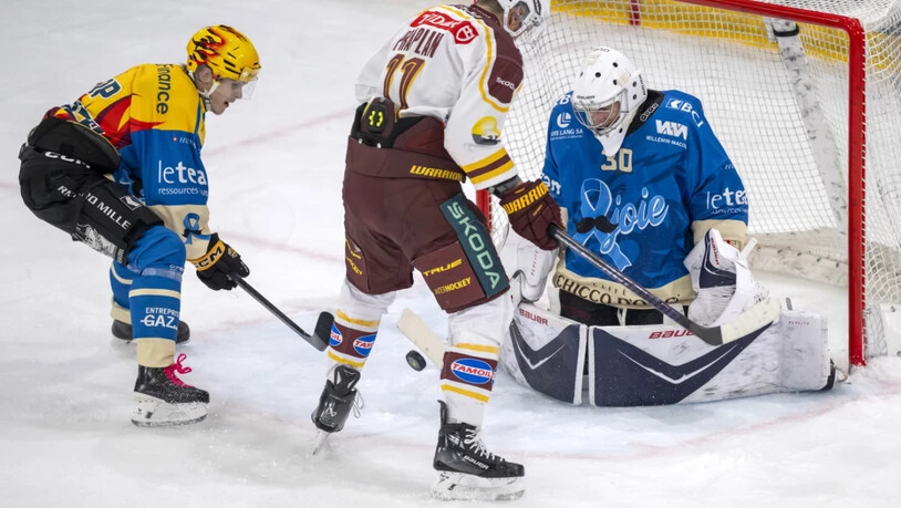 Antoine Keller gelang gegen Servette ein perfekter Einstand im Dress von Ajoie