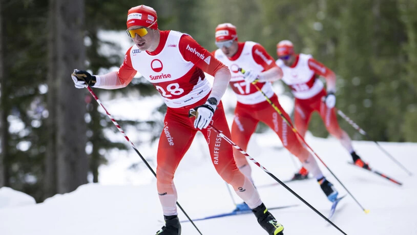Ein Teil des Schweizer  Männer-Teams beim Training Mitte November in Davos. Hat es für alle Platz in der Olympia-Delegation?