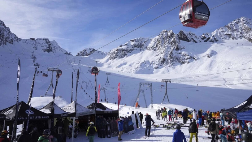 Der Stubaier Gletscher auf einer Aufnahme von November 2022. (Archivbild)