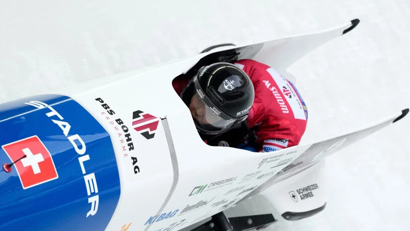 In ihrem erst zweiten Weltcuprennen im Zweierbob gleich in den Top 8: Inola Blatty und die zur Anschieberin umfunktionierte Sprintrakete Salomé Kora