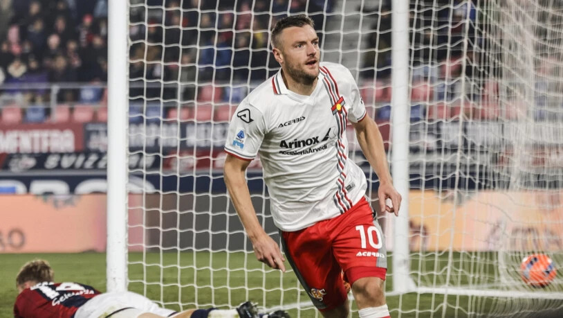 Jamie Vardy traf in Bologna gleich zweimal für Cremonese