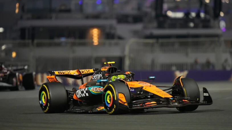Bestätigt mit der Trainingsbestzeit am Freitag seine Favoritenrolle: WM-Leader Lando Norris im McLaren