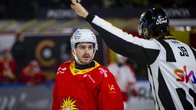 Ein Abend zum Vergessen: Samuel Asselin musste sich mit Sierre im Walliser Derby in Visp geschlagen geben