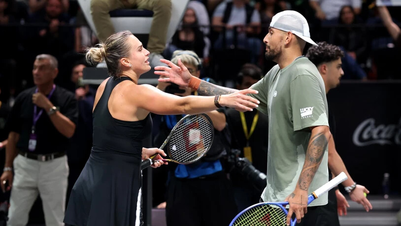 Eine Exhibition ohne sportlichen Wert: Trotz kleinerem Feld bleibt Aryna Sabalenka gegen Nick Kyrgios ohne Chance