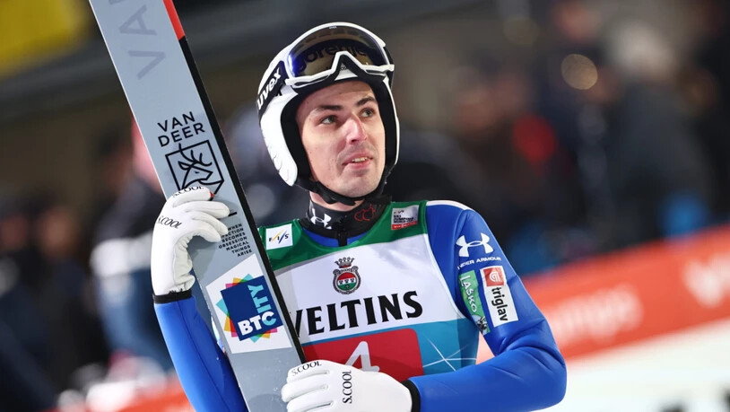 Timi Zajc weiss in diesem Moment noch nichts von seiner Disqualifikation