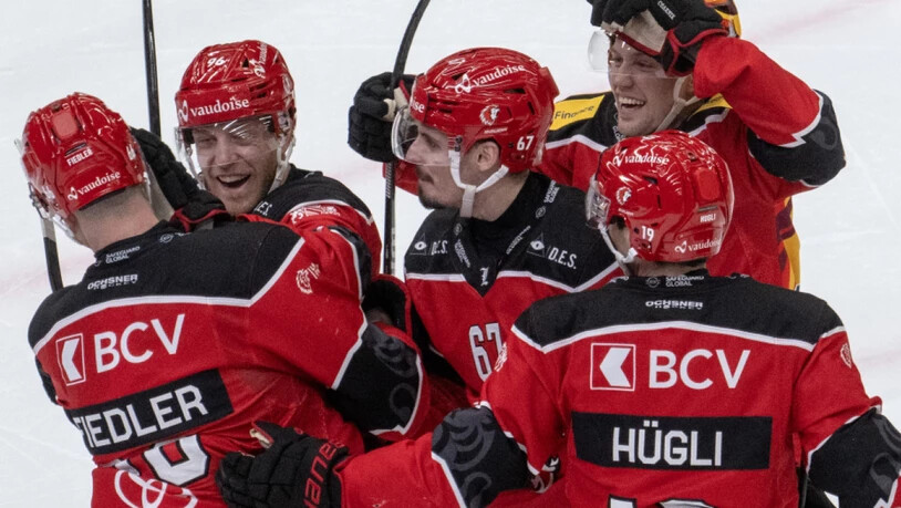 Schützenfest in Lausanne: Der LHC feiert mit 7:0 den höchsten Sieg in der National League gegen Zug