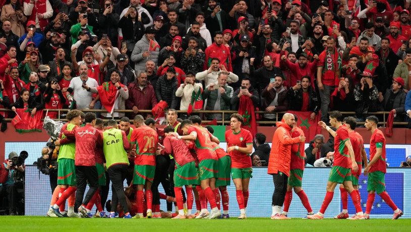 Marokko jubelt: Der Gastgeber steht in den Viertelfinals des Afrika-Cups