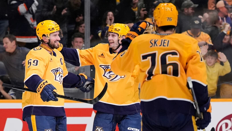 Captain Roman Josi ist erneut der Matchwinner für die Nashville Predators