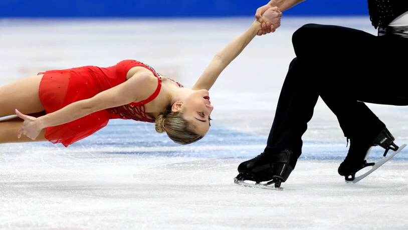 Oxana Vouillamoz und Tom Bouvart gaben im Kurzprogramm eine sehr gute Figur ab