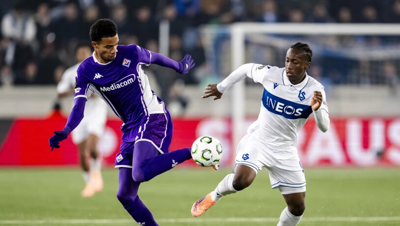 Trotz Heimsieg gegen die grosse AC Fiorentina zum Abschluss der Ligaphase muss Lausanne-Sport den Umweg über die Sechzehntelfinals nehmen