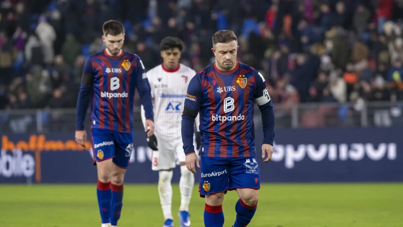 Basels Xherdan Shaqiri musste sich daheim gegen Sion mit einem Punkt begnügen