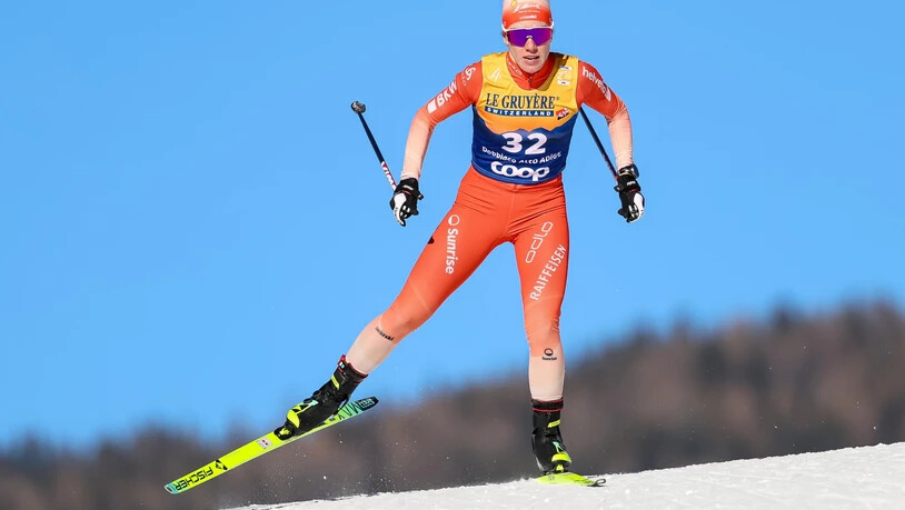 Unterwegs zu Platz 7: Langläuferin Nadja Kälin gelingt ihr bestes Einzelergebnis im Weltcup.