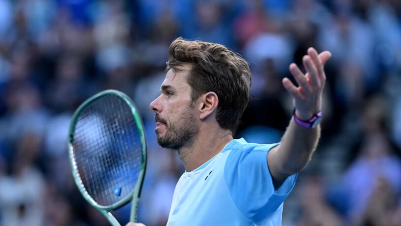 Heizt das Publikum und wird zum Sieg getragen: Stan Wawrinka steht in der 3. Runde des Australian Open