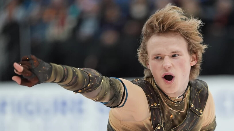 Schwebt mit Leichtigkeit übers Eis: Ilia Malinin