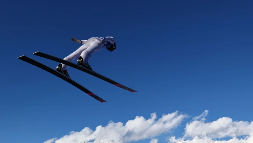 Felix Trunz hebt ab: Ob es auch für ein Olympia-Ticket reicht, lässt sich noch nicht abschätzen (Archivaufnahme)