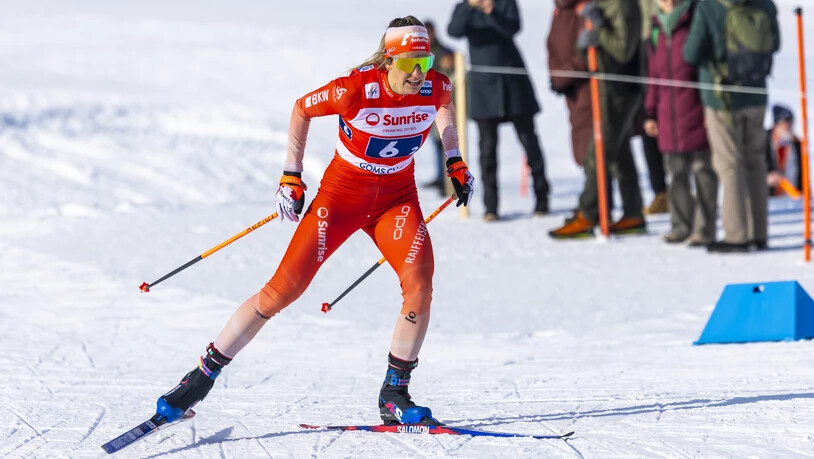 Alina Meier: Sie beisst sich den Anstieg im Goms hoch.