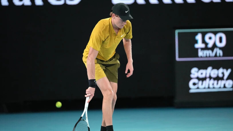 Jannik Sinner kommt am Australian Open an seine körperlichen Grenzen