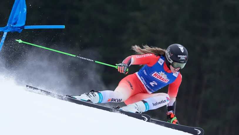Camille Rast liegt auf dem 2. Platz des Zwischenklassements