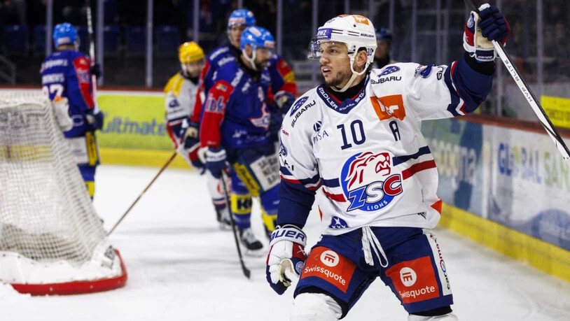 ZSC-Stürmer Sven Andrighetto befindet sich in Olympiaform