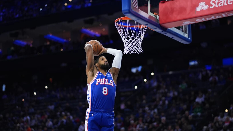 Ein Bild, das lange nicht mehr zu sehen sein wird: Paul George im Einsatz