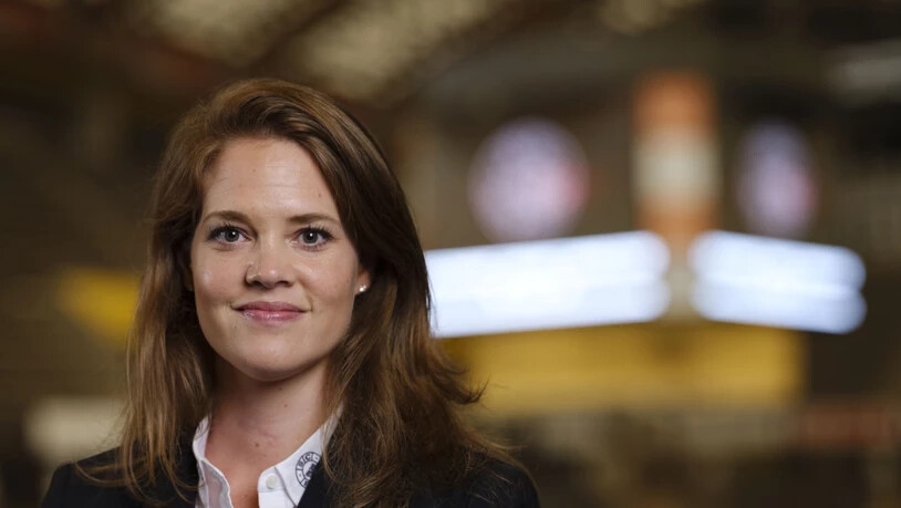 Florence Schelling im Herbst 2020 nach ihrer Ernennung zur Sportchefin des SC Bern