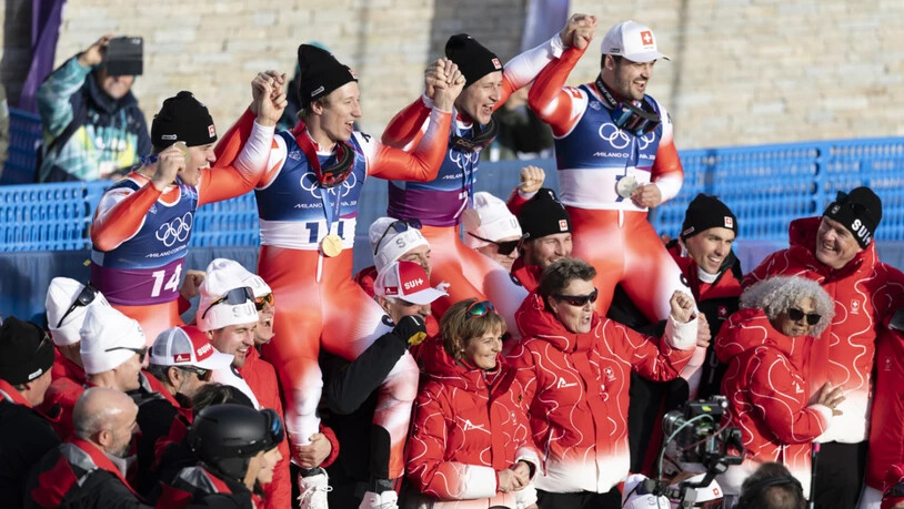 Vier Schweizer jubeln in Bormio über Olympia-Medaillen