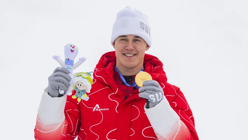 Drei Starts an Winterspielen, drei Goldmedaillen: Franjo von Allmen gelang auf der Piste Stelvio in Bormio fast Unglaubliches