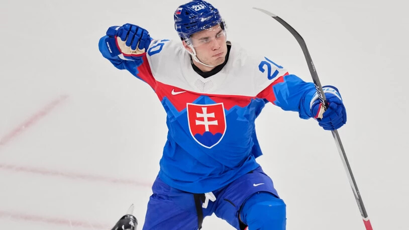 Juraj Slafkovsky war mit zwei Toren der Matchwinner der Slowakei gegen Finnland