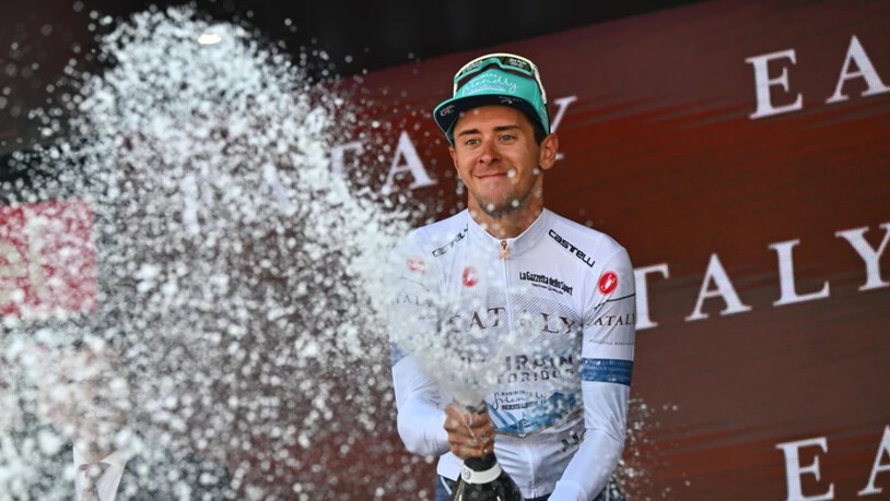 Antonio Tiberi, hier in einer Archivaufnahme aus dem Jahr 2024, lässt den Korken knallen