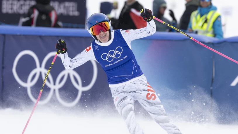 Silber: Fanny Smith jubelt nach der Zieldurchfahrt